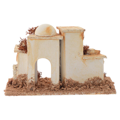 Casa árabe com cúpula miniatura presépio 15x20x12 cm 2