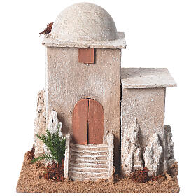 Nativity setting, minaret measuring 17x15x12cm