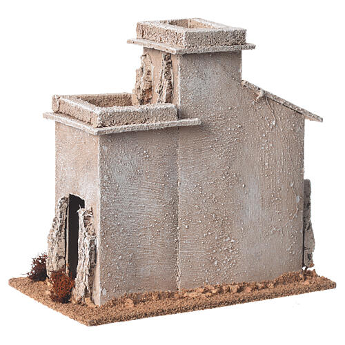 Casa estilo árabe miniatura para presépio; 17x15x12 cm 4