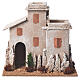 Casa estilo árabe miniatura para presépio; 17x15x12 cm s1