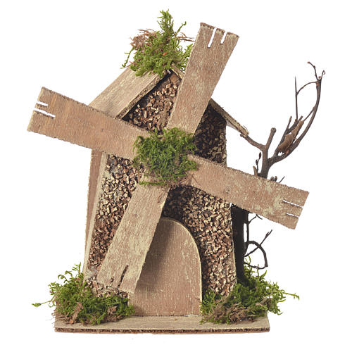 Wind mill in for nativities of 5/6cm measuring 14x9x15cm 1