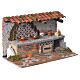 Nativity kitchen with flame effect lamp 17x28x25cm s2