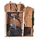 Nativity setting, waterfall with houses 25x20x14cm s3