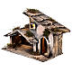 Wooden stable, Neapolitan Nativity 16X24X14cm s2
