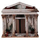 Templo em miniatura para presépio 33x35x25 cm s1