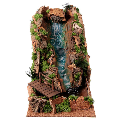 Wasserfall für Krippe 40x26x50 cm 1