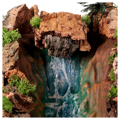 Wasserfall für Krippe 40x26x50 cm 3