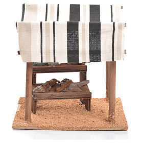 Settings, houses, workshops, wells: Arabian tent with fish for nativities measuring 10cm Settings, houses, workshops, wells: Arabian tent with fish for nativities measuring 10cm