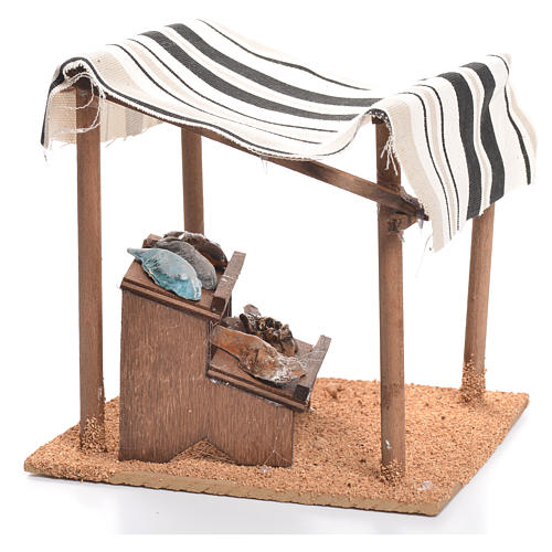 Arabian tent with fish for nativities measuring 10cm 2