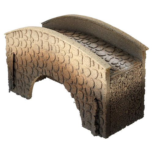 Geschwungene Brücke für Krippe 15x25x10 cm 3
