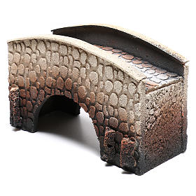 Ponte presepe sughero arcuato 16x25x11 cm