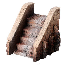 nativity scene stairs cork 14x12x11 cm