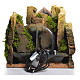 Mulino ad acqua con fiume curvilineo 22x26x40 cm s4