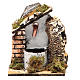 Fountain for nativities in wood and cork 14x11x11cm, assorted models s4