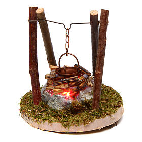 Camp fire 4,5V h. 9x7cm