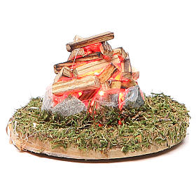 Fire for nativity with light 3,5V h.4x7cm