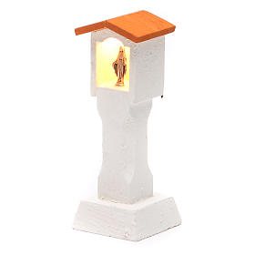 Niche in wood with light 4,5V h. 13x5x5cm