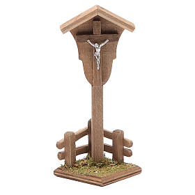 Croce di campagna ambientazione h. 12x4,5x4,5 cm