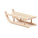 Wooden Sled for nativity h. 2,5x3,5x9cm s3