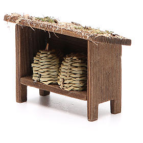 Ruches pour abeilles en bois et osier 6x7x3 cm