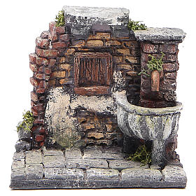 Fontana elettrica in resina presepe 13x13x12 cm