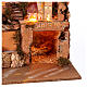 Borgo presepe rustico con grotta mulino luci 50x80x50 cm s2