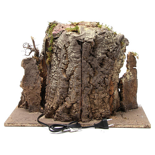 Cueva presebre iluminada 35x50x26 4