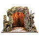 Cueva presebre iluminada 35x50x26 s1