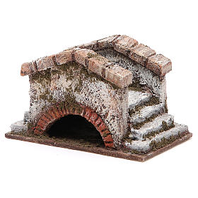 Ponte presepe antico 8x15x9 per statue 10 cm
