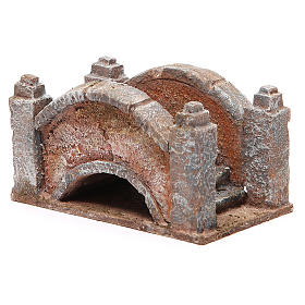 Ponte presepe arcuato 8x15x9 per statue 10 cm