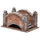 Arched Bridge for nativity with staircase 10x18x11cm s2