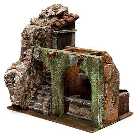 Fontes de Água para Presépio: Chafariz eléctrico presépio arco duplo 23x25x15 cm Fontes de Água para Presépio: Chafariz eléctrico presépio arco duplo 23x25x15 cm