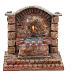 Antique electric Fountain for nativity 18x16x16cm s1