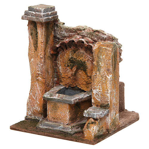 Antique Fountain for nativity 18x16x16cm 2