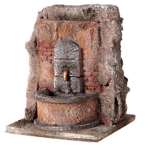 Brunnen für Krippe im Stein 18x16x16cm 2