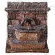 Electric Fountain nativity with bricks 18x16x16cm s1