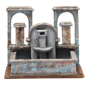 Fontaine crèche effet chutes d'eau 20x25x15 cm