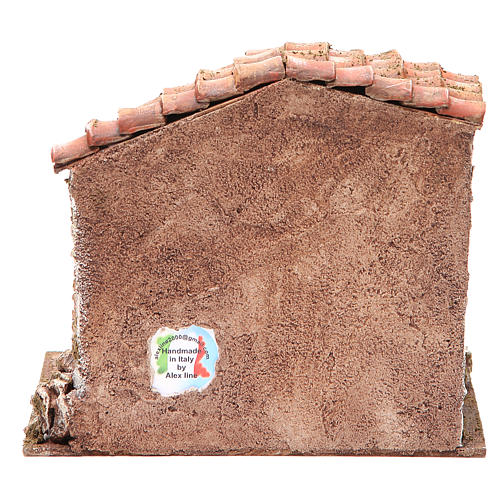Bottega del pastaio per presepe 10 cm 4