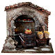 Bottega del pastaio per presepe 10 cm s1