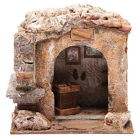 Bottega del calzolaio per presepe cm 10