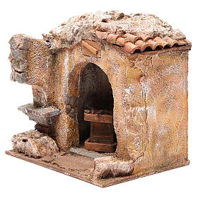 Bottega del calzolaio per presepe cm 10
