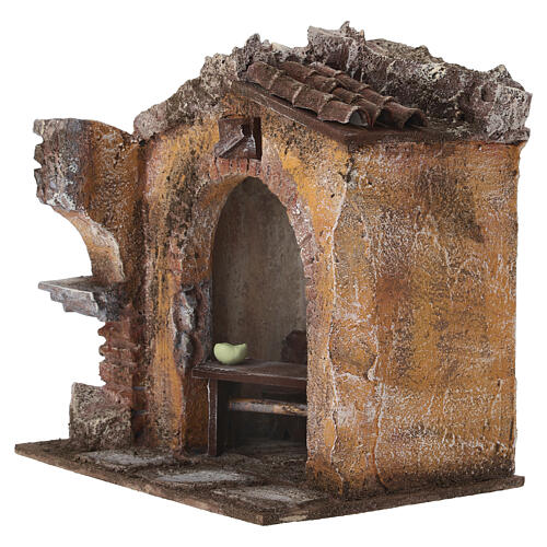 Bottega del calzolaio per presepe cm 10 2