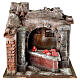 Bottega carni e salumi per presepe cm 10 s1
