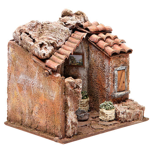 Olive oil Mill for nativity 10cm 3
