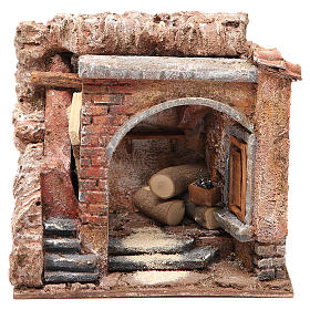 Maisons, milieux, ateliers, puits: Atelier du menuisier pour crèche 10 cm