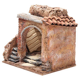 Maisons, milieux, ateliers, puits: Atelier du menuisier pour crèche 10 cm