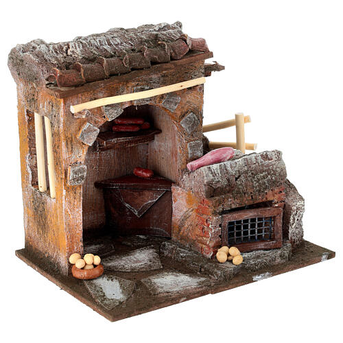Negozio delle uova per presepe cm 10 3