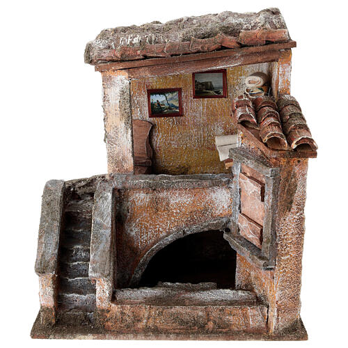Negozio delle stoffe per presepe cm 10 1