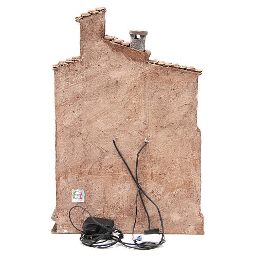 Hamlet with hut for nativity with accessories 40x30x20cm 4