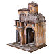 Aldea con casa y cabaña belén 35x29x22 cm s2